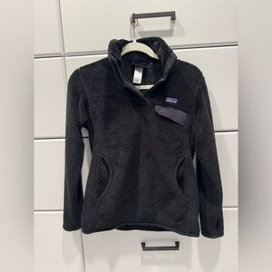 Patagonia Women's Re-Tool Snap-T Pullover black size XS
